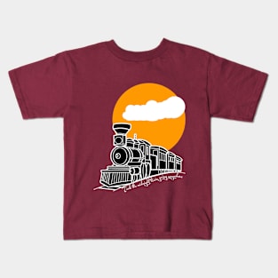 Midnight Train Going Anywhere (Dark Tees) Kids T-Shirt